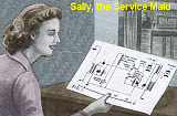 Sally, the Service Maid - The Case of the Crystal Pickup, November 1944 Radio-Craft - RF Cafe