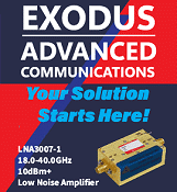 Exodus LNA3007-1, 18-40 GHz, +10 dBm, LNA - RF Cafe