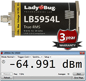 LadyBug LB5954L 9 kHz to 54 GHz True RMS Power Sensor - RF Cafe