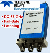 Teledyne Relays Launches DC to 67 GHz SPDT Coaxial Switches - RF Cafe