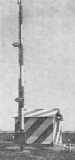 Glide-slope transmitter shack and antenna system - RF Cafe