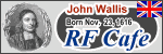 John Wallis - Mr. Infinity - born today - RF Cafe