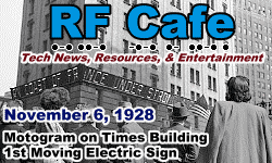 Day in Engineering History November 6 Archive - RF Cafe