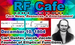 Day in Engineering History December 10 Archive - RF Cafe