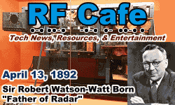 Day in Engineering History April 13 Archive - RF Cafe