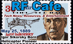 Day in Engineering History May 25 Archive - RF Cafe