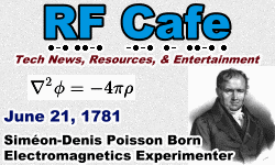 Day in Engineering History June 21 Archive - RF Cafe