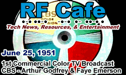 Day in Engineering History June 25 Archive - RF Cafe