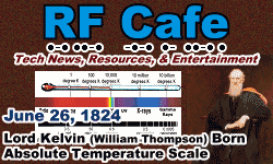 Day in Engineering History June 26 Archive - RF Cafe