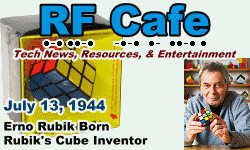 Day in Engineering History July 13 Archive - RF Cafe