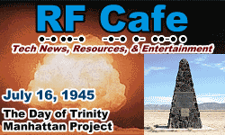Day in Engineering History July 16 Archive - RF Cafe