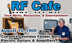 Day in Engineering History August 10 Archive - RF Cafe