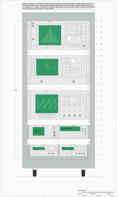 RF Cafe - RF Stencils for Visio v2 example rack & TE diagram