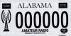 Alabama Amateur Radio Specialty License Plate - RF Cafe