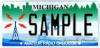 Michigan Amateur Radio Specialty License Plate - RF Cafe