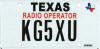 Texas Amateur Radio Specialty License Plate - RF Cafe