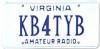 Virginia Amateur Radio Specialty License Plate - RF Cafe
