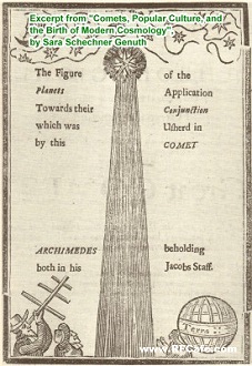 Jacob's Staff image from "Comets, Popular Culture, and the Birth of Modern Cosmology" - RF Cafe Cool Pic
