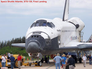 Space Shuttle Atlantis Near VAB - RF Cafe Cool Pic