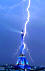 Lightning Striking the Eiffel Tower - RF Cafe Cool Pic