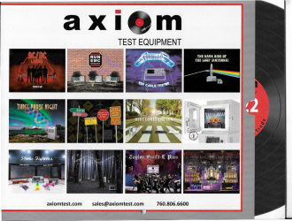 2022 Top Hits Calendar Back Cover by Axiom Test Equipment - RF Cafe Cool Product