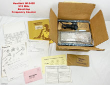 Heathkit IM-2420 512 MHz Frequency Counter Kit Contents - RF Cafe