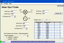 AppCAD Mixer Spurious Product Calculator - RF Cafe