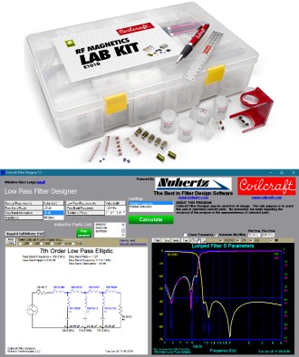 Coilcraft Offers Free RF Magnetics Lab Kits + Filter Design Software - RF Cafe