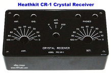 Heathkit CR-1 Crystal Receiver Chassis - RF Cafe