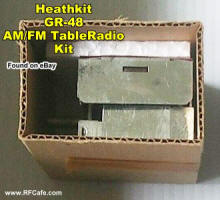 Heathkit GR-48 AM/FM Table Radio Brackets - RF Cafe