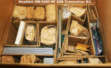  Heathkit HW−8 QRP Transceiver Front & Rear Panels - RF Cafe