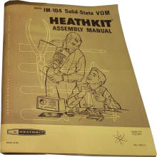 Heathkit IM-104 Solid-State Voltmeter Instruction Manual - RF Cafe
