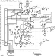 Heathkit SA−5010 μMatic Memory Keyer Schematic - RF Cafe