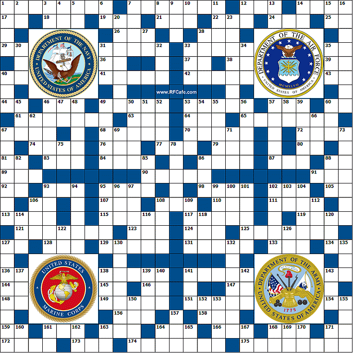 Engineering & Science Memorial Day Crossword Puzzle May 26, 2019 - RF Cafe