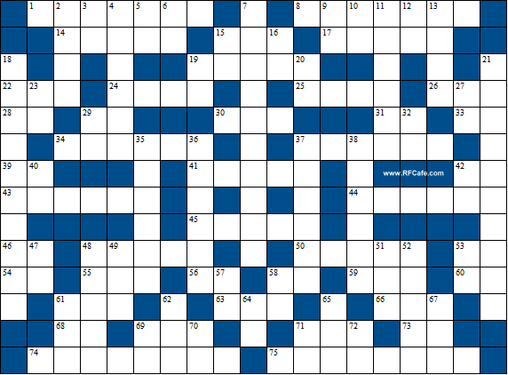 Filter Theme Crossword Puzzle for December 27, 2020 - RF Cafe