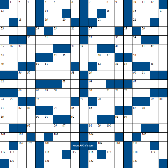 Engineering & Science Crossword Puzzle April 26, 2020 - RF Cafe 