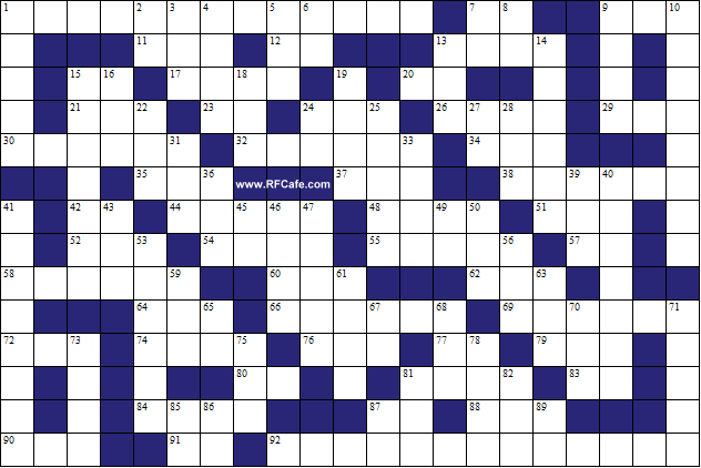Electronics Themed Crossword Puzzle for May 14, 2023 - RF Cafe
