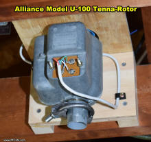 Vintage Alliance U-100 Tenna-Rotor wiring - RF Cafe