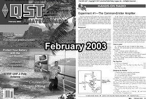"Hands-On Radio" February 2003 QST - RF Cafe