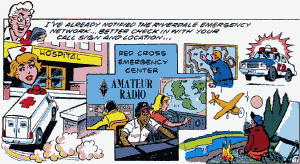 Archie's Ham Radio Adventure, Red Cross - RF Cafe