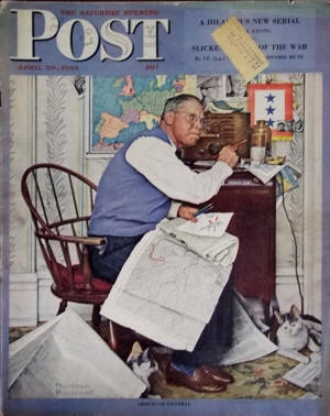 "Armchair General" by Norman Rockwell - RF Cafe