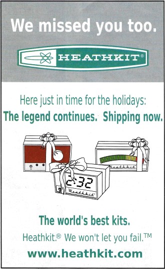 Heathkit Advertisement in December 2015 QST Magazine - RF Cafe