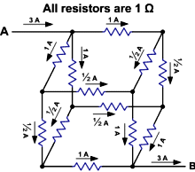 RF Cafe - Resistor Cube Solution, Kirt Blattenberger method of analysis