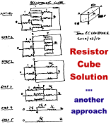 More on Resistor Cube Equivalent Resistance (John Crabtree) - RF Cafe