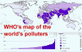 WHO Ambient Air Pollution Map - RF Cafe