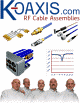 Koaxis RF Cable Assemblies - RF Cafe