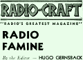Radio Famine, June 1941 Radio-Craft - RF Cafe
