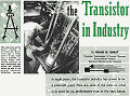 The Transistor in Industry, May 1956 Radio & Television News - RF Cafe