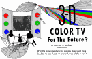 3-D Color TV for the Future?, May 1958 Radio News - RF Cafe