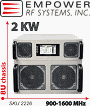 Empower RF Systems Intros 2 kW L-Band Solid State Amplifier for GPS Denial - RF Cafe